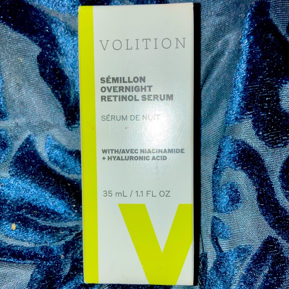 Best  EVER! Volition is a cruelty safe vegan overnight face RETINOL SERUM! Buy